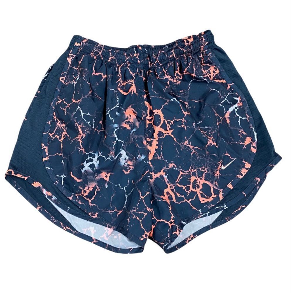 Nike Navy & Coral Dri-Fit Running Shorts Size XS